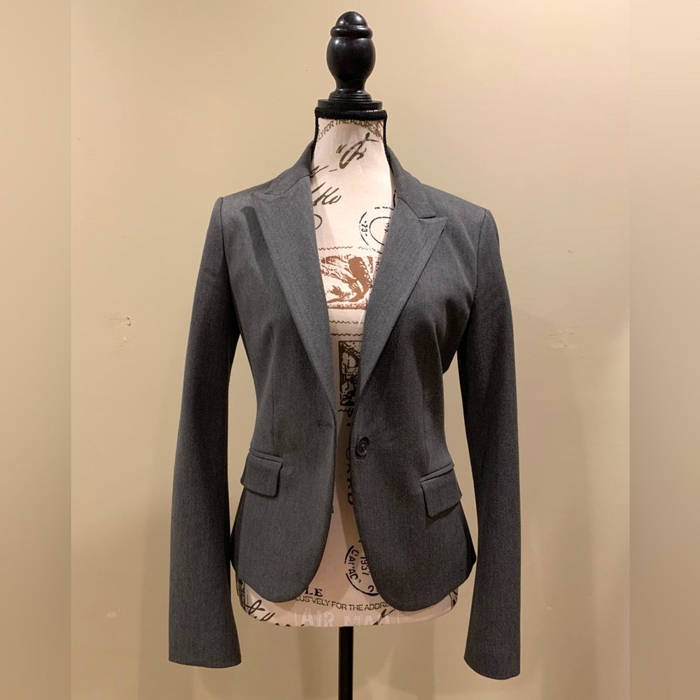 Express Y2K Gray Blazer